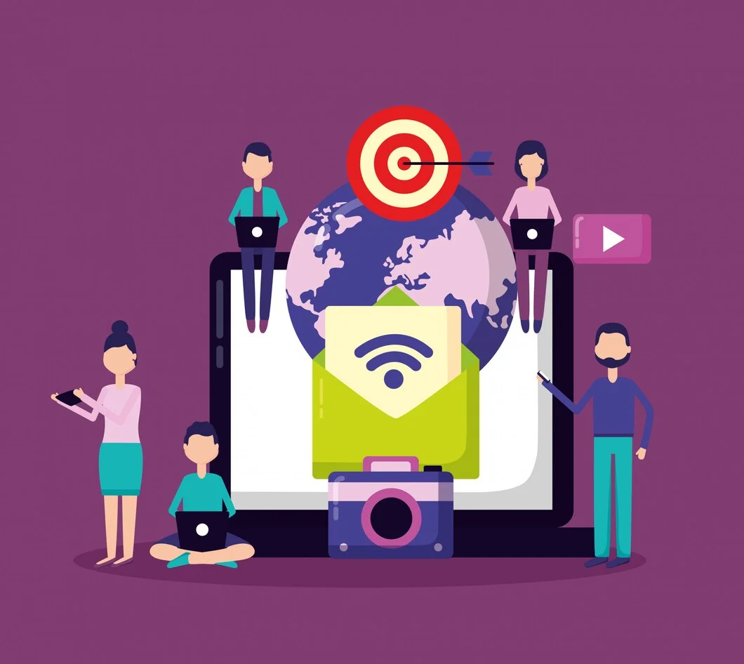 branding-team-concept-with-people-scene-flat-design-web-man-working-with-brand-identity-creating-new-logo